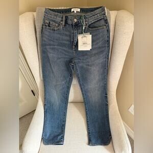 PISTOLA Monroe High Rise Cigarette Crop Summer Jeans Women’s Size 26